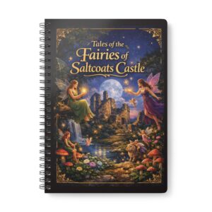 Fairies of Saltcoats Castle A5 Spiral Notebook — "New Magical Adventure Awaits" Fantasy Journal